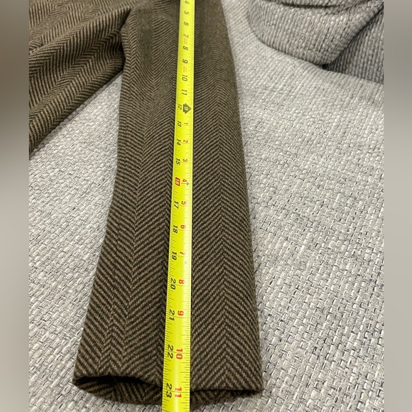 Brown Herringbone blazer in a tweed vintage inspired style dark academia jacket - Picture 9 of 15